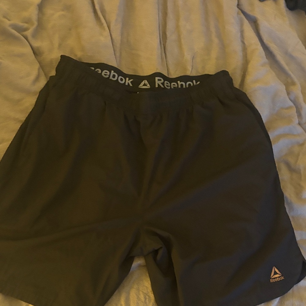 Reebok Men's Black Athletic Training Shorts